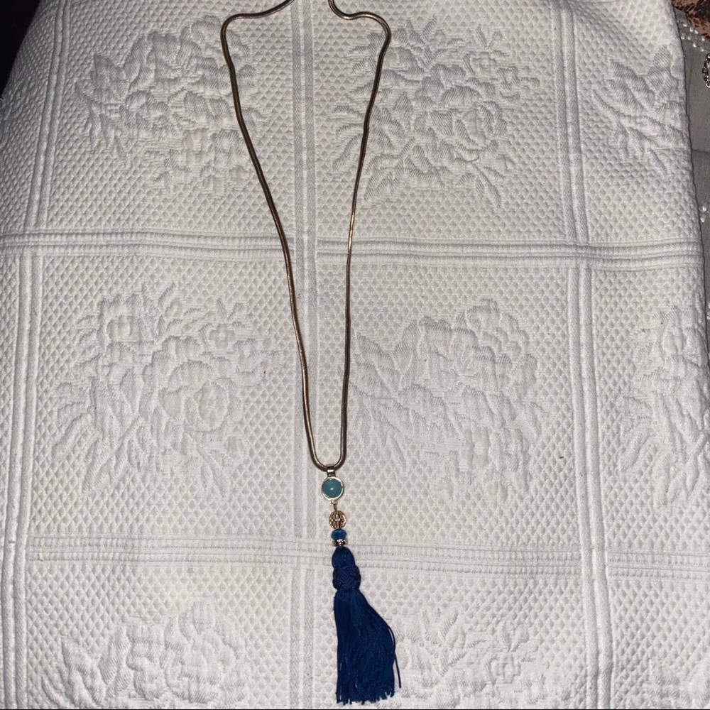 Long Necklace with Tassel